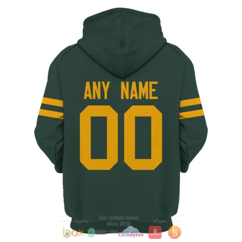 Personalized NFL Green Bay Packers dark green custom 3d shirt hoodie 1 2 3