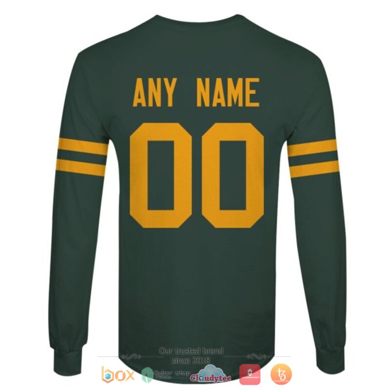 Personalized NFL Green Bay Packers dark green custom 3d shirt hoodie 1 2 3 4 5