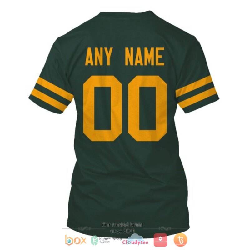 Personalized NFL Green Bay Packers dark green custom 3d shirt hoodie 1 2 3 4 5 6 7