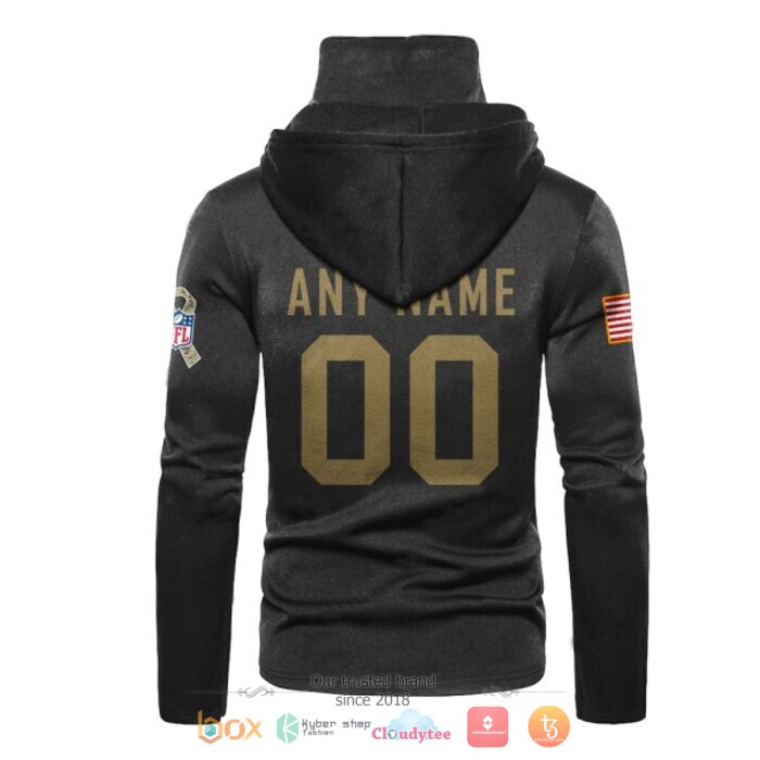 Personalized NFL Indianapolis Colts Black 3d hoodie mask 3 Personalized NFL Indianapolis Colts Black 3d hoodie mask 1 2