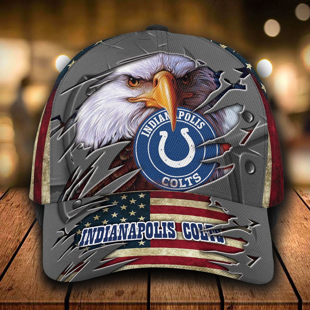 Personalized NFL Indianapolis Colts Eagle Custom Cap