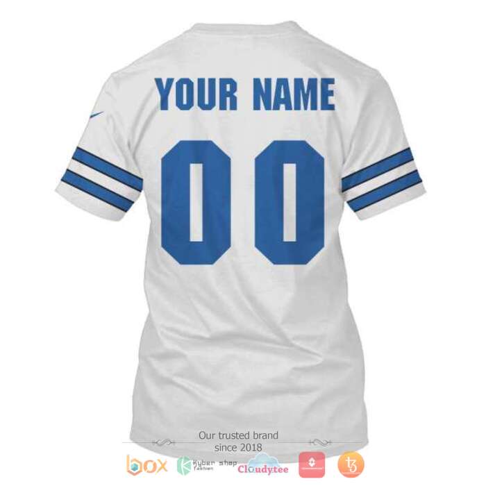 Personalized NFL Indianapolis Colts White 3d shirt hoodie 1 2 3 4 5 6 7