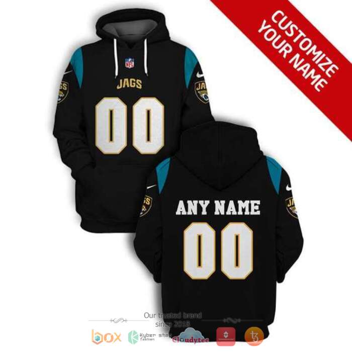 Personalized NFL Jacksonville Jaguars Black 3d shirt, hoodie 16 Personalized NFL Jacksonville Jaguars Black 3d shirt hoodie