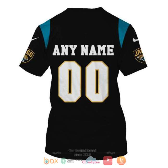Personalized NFL Jacksonville Jaguars Black 3d shirt hoodie 1 2 3 4 5 6 7