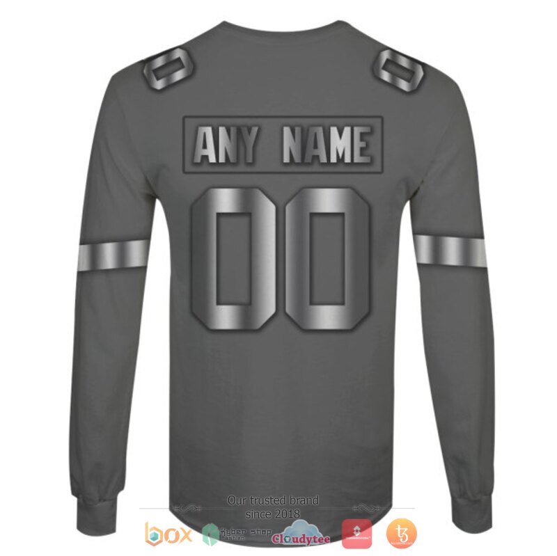Personalized NFL Jacksonville Jaguars dark grey custom 3d shirt hoodie 1 2 3 4 5