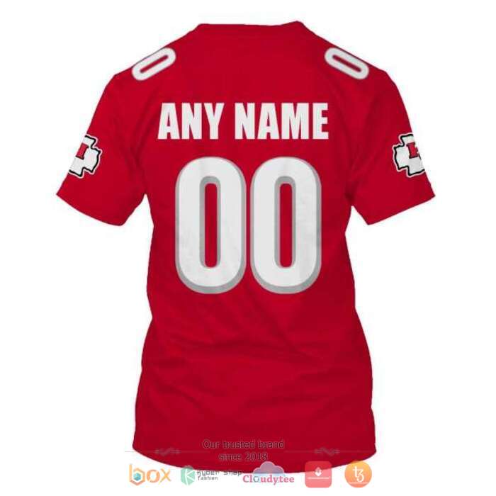 Personalized NFL Kansas City Chiefs Red 3d shirt hoodie 1 2 3 4 5 6 7