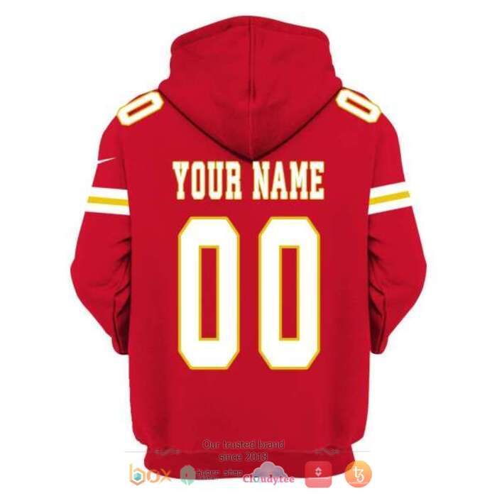 Personalized NFL Kansas City Chiefs logo 3d shirt, hoodie 4 Personalized NFL Kansas City Chiefs logo 3d shirt hoodie 1 2 3