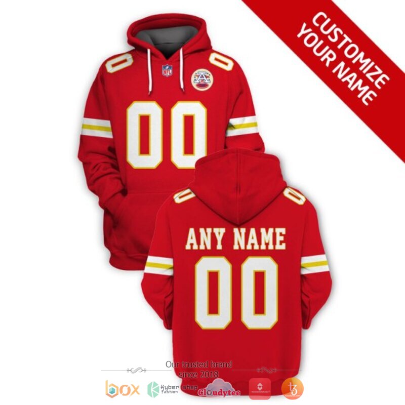 NFL Kansas City Chiefs red Personalized custom jersey shirt, hoodie 17 Personalized NFL Kansas City Chiefs red custom 3d shirt hoodie