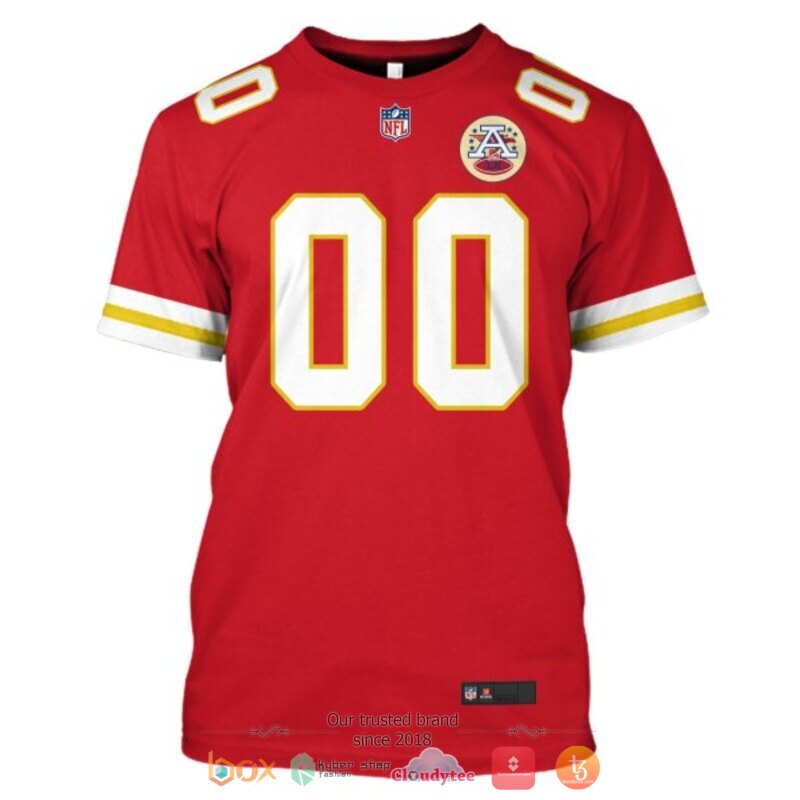 NFL Kansas City Chiefs red Personalized custom jersey shirt, hoodie 7 Personalized NFL Kansas City Chiefs red custom 3d shirt hoodie 1 2 3 4 5 6