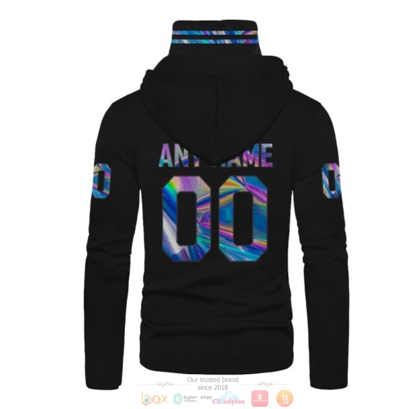 NFL Las Vegas Raiders black Personalized custom 3d hoodie mask 3 Personalized NFL Las Vegas Raiders black custom 3d hoodie mask 1 2