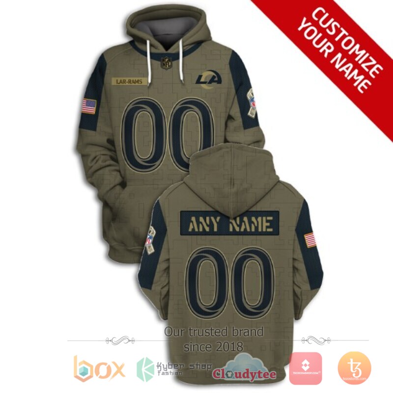 Personalized NFL Los Angeles Rams 3d shirt hoodie