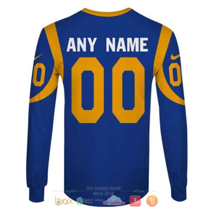 Personalized NFL Los Angeles Rams Blue 3d shirt, hoodie 6 Personalized NFL Los Angeles Rams Blue 3d shirt hoodie 1 2 3 4 5
