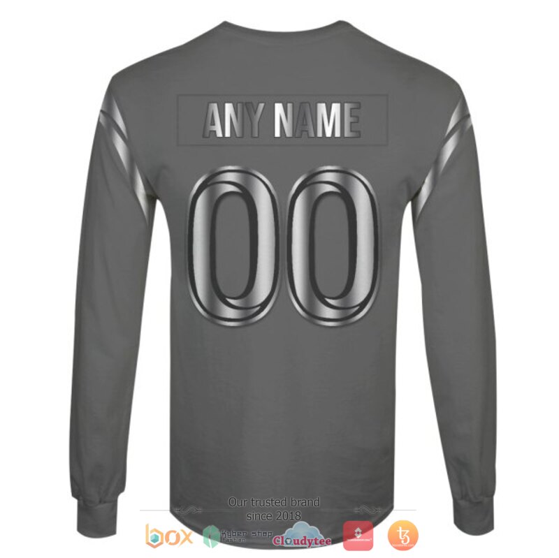 Personalized NFL Los Angeles Rams dark grey custom 3d shirt hoodie 1 2 3 4 5
