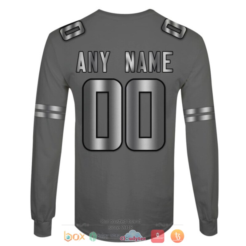 Personalized NFL Minnesota Vikings dark grey custom 3d shirt hoodie 1 2 3 4 5