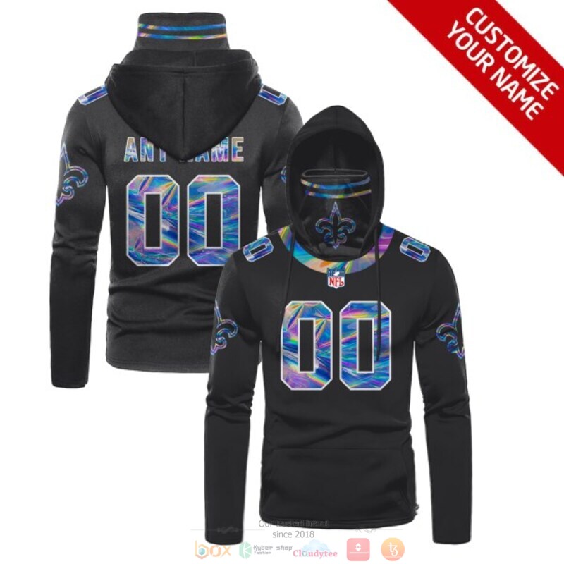 Personalized NFL New England Patriots grey custom 3d hoodie mask