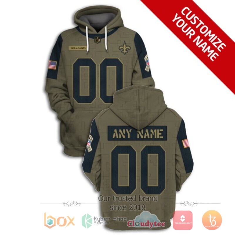 Personalized NFL New Orleans Saints 3d shirt hoodie