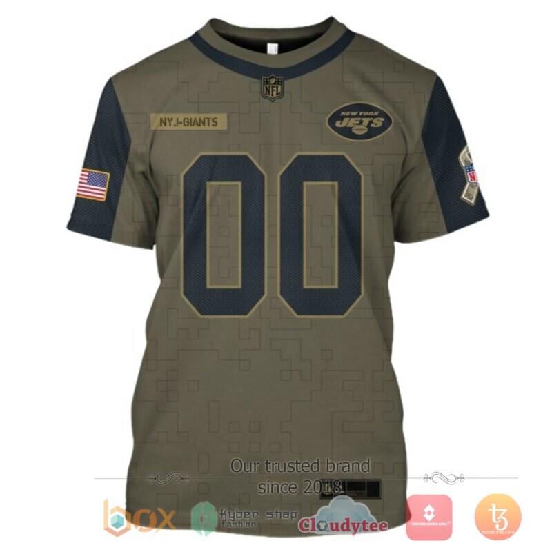 Personalized NFL New York Jets 3d shirt hoodie 1 2 3 4 5 6