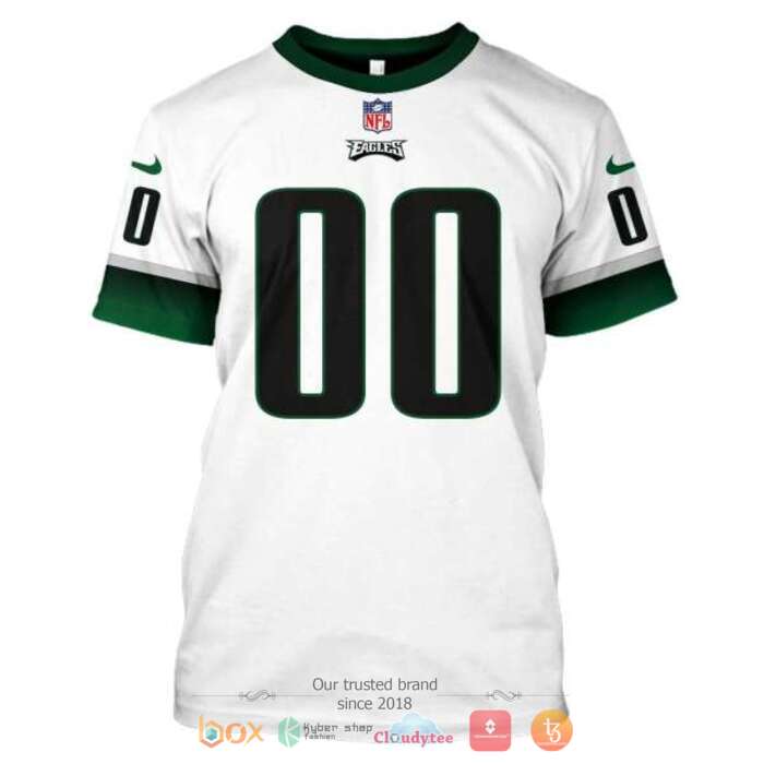 Personalized NFL Philadelphia Eagles 3d shirt hoodie 1 2 3 4 5 6
