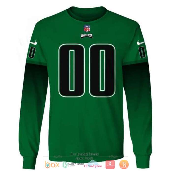 Personalized NFL Philadelphia Eagles Green 3d shirt, hoodie 5 Personalized NFL Philadelphia Eagles Green 3d shirt hoodie 1 2 3 4