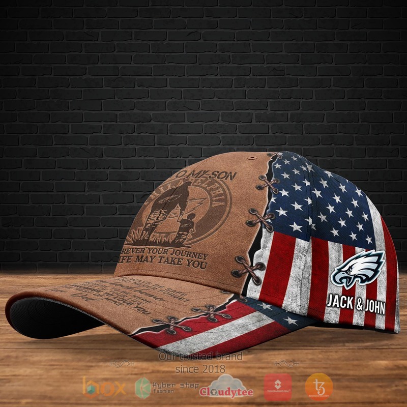 Personalized NFL Philadelphia Eagles Sport Cap 1