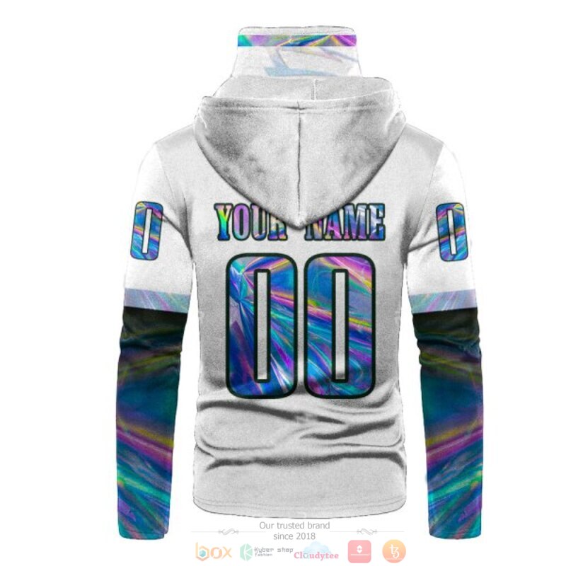 NFL Philadelphia Eagles white green Personalized custom 3d hoodie mask 3 Personalized NFL Philadelphia Eagles white green custom 3d hoodie mask 1 2