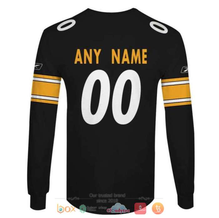 Personalized NFL Pittsburgh Steelers Black Yellow 3d shirt, hoodie 6 Personalized NFL Pittsburgh Steelers Black Yellow 3d shirt hoodie 1 2 3 4 5