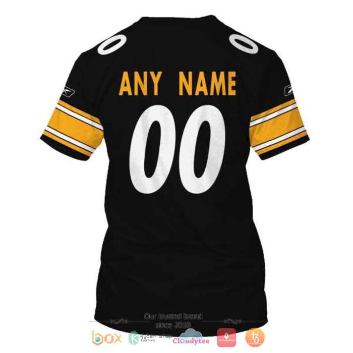 Personalized NFL Pittsburgh Steelers Black Yellow 3d shirt, hoodie 8 Personalized NFL Pittsburgh Steelers Black Yellow 3d shirt hoodie 1 2 3 4 5 6 7