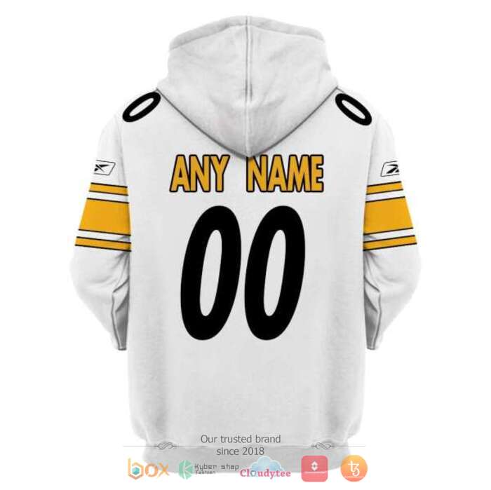 Personalized NFL Pittsburgh Steelers Yellow White 3d shirt, hoodie 4 Personalized NFL Pittsburgh Steelers Yellow White 3d shirt hoodie 1 2 3