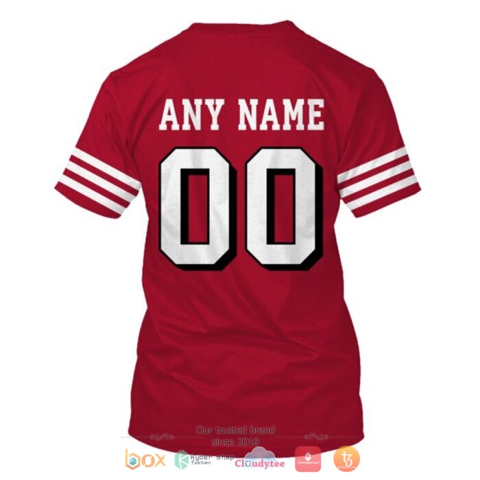 Personalized NFL San Francisco 49ers 75th Anniversary 3d shirt hoodie 1 2 3 4 5 6 7