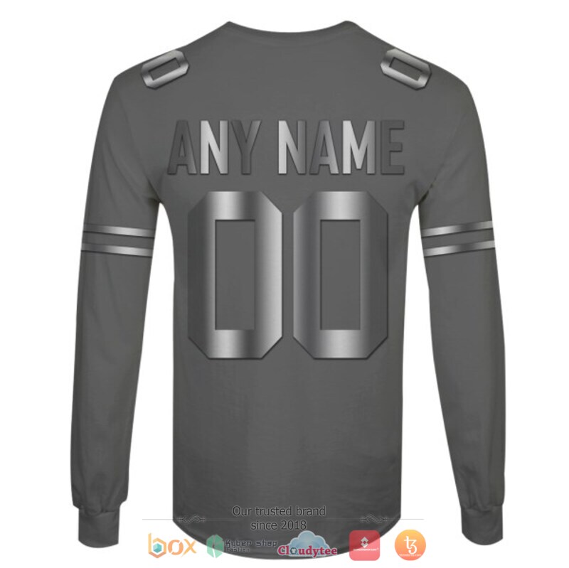 Personalized NFL San Francisco 49ers dark grey custom 3d shirt hoodie 1 2 3 4 5