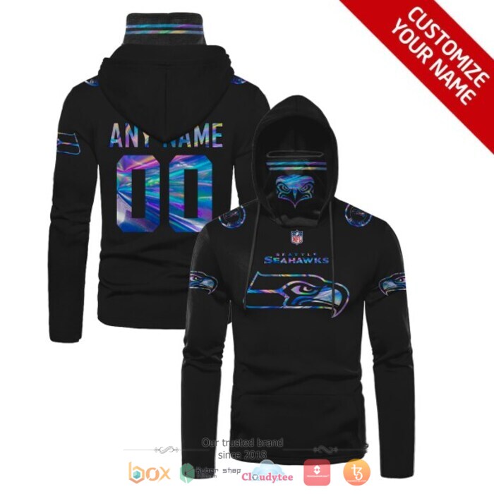 Personalized NFL Seattle Seahawks 3d hoodie mask