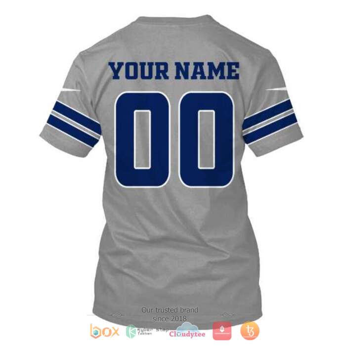 Personalized NFL Seattle Seahawks Grey 3d shirt hoodie 1 2 3 4 5 6 7