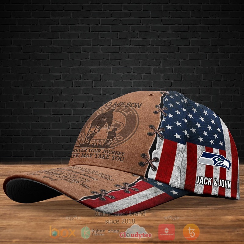 Personalized NFL Seattle Seahawks Sport Cap 1