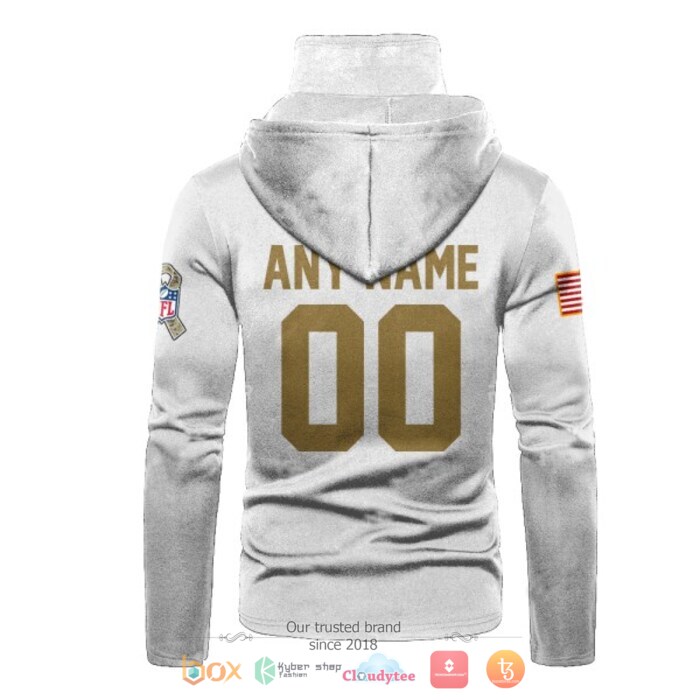 Personalized NFL Seattle Seahawks White 3d hoodie mask 3 Personalized NFL Seattle Seahawks White 3d hoodie mask 1 2