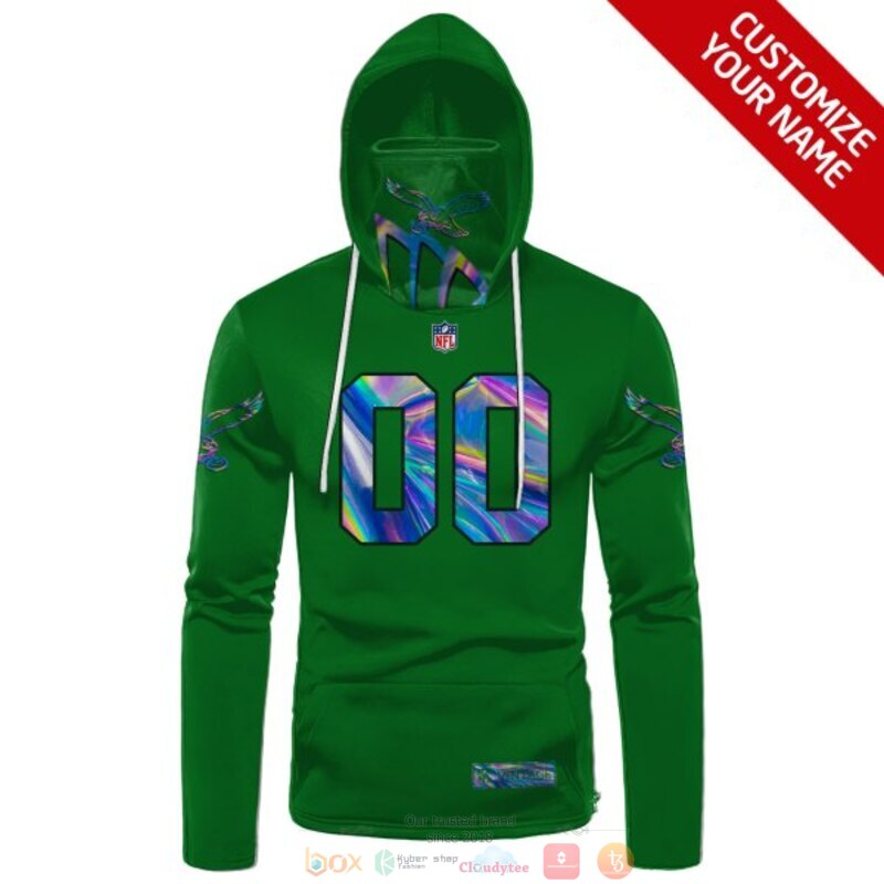 Personalized NFL Seattle Seahawks green custom 3d hoodie mask 1