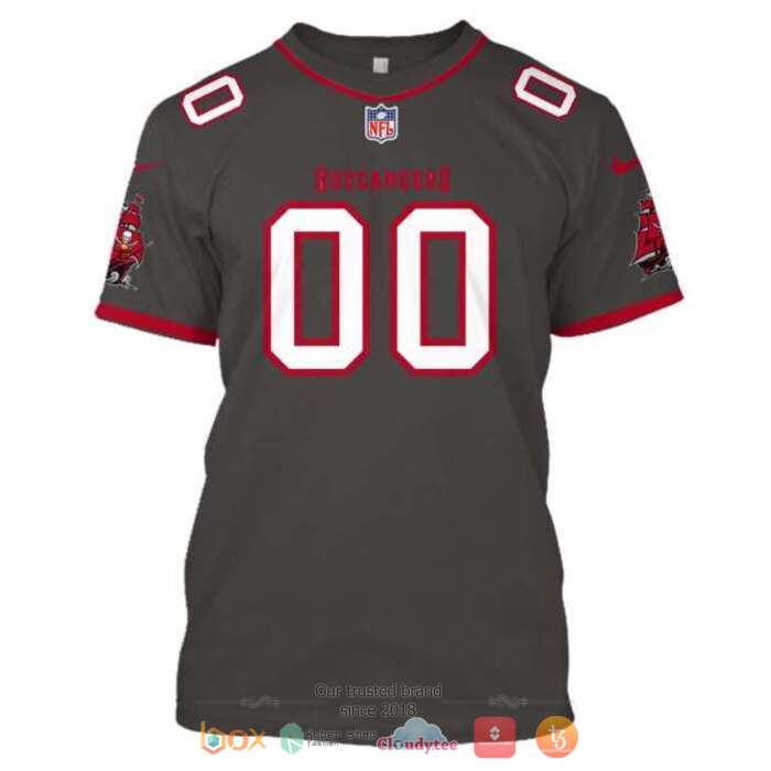 Personalized NFL Tampa Bay Buccaneers Ship Grey 3d shirt hoodie 1 2 3 4 5 6