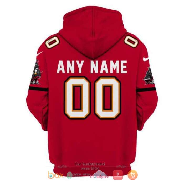 Personalized NFL Tampa Bay Buccaneers Ship Red 3d shirt hoodie 1 2 3