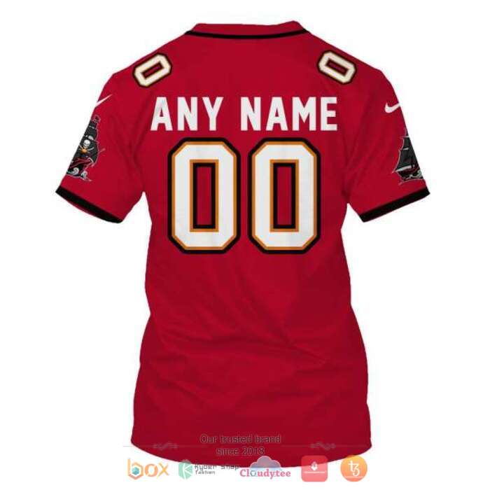 Personalized NFL Tampa Bay Buccaneers Ship Red 3d shirt hoodie 1 2 3 4 5 6 7