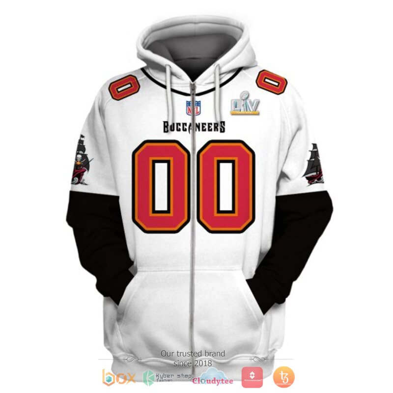NFL Tampa Bay Buccaneers black white Personalized custom jersey shirt, hoodie 2 Personalized NFL Tampa Bay Buccaneers black white custom 3d shirt hoodie 1