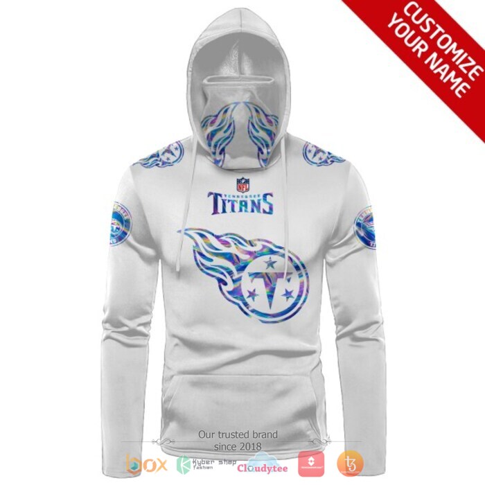 Personalized NFL Tennessee Titans 3d hoodie mask 1