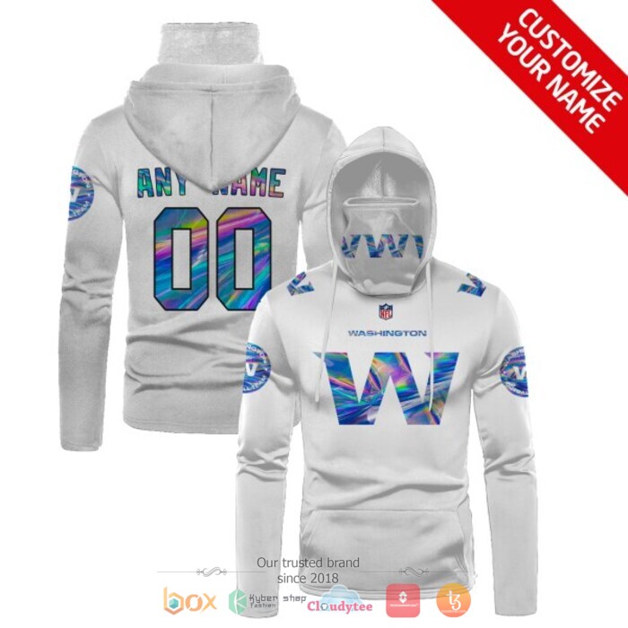 Personalized NFL Washington Football Team 3d hoodie mask