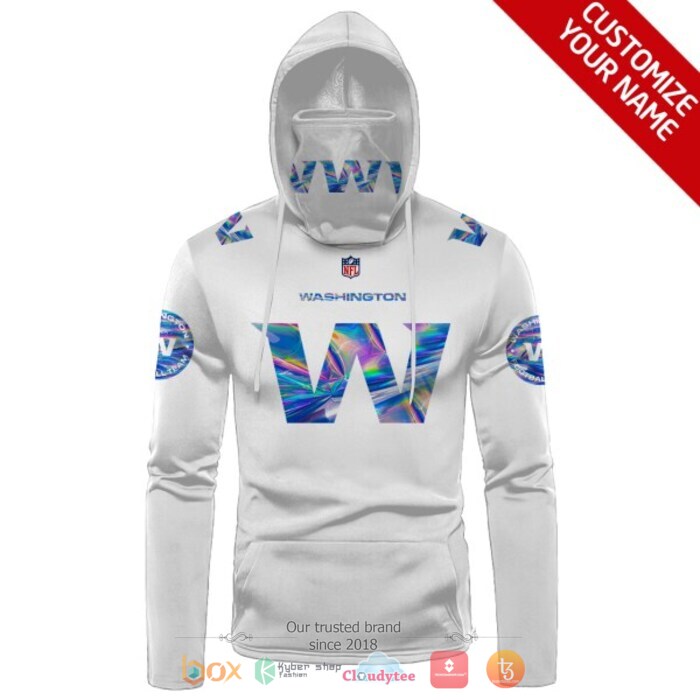 Personalized NFL Washington Football Team 3d hoodie mask 1