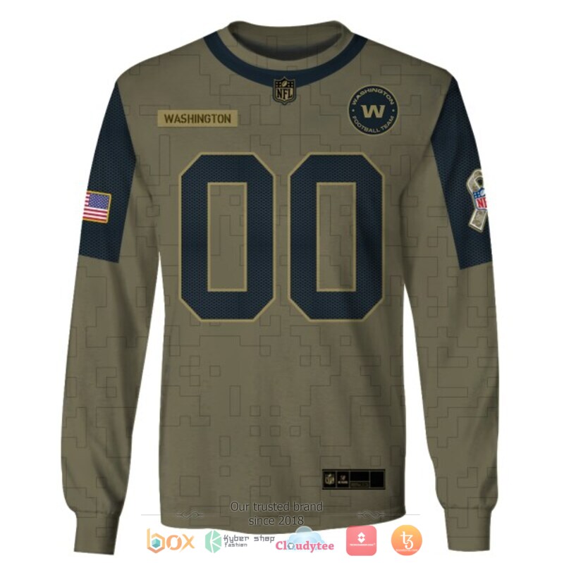 NFL Washington Football Team Personalized custom jersey shirt, hoodie 5 Personalized NFL Washington Football Team custom 3d shirt hoodie 1 2 3 4