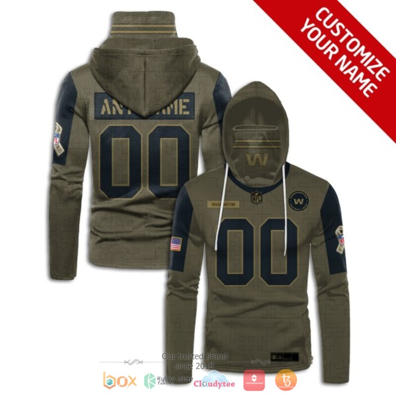 Personalized NFL Washington Football Team custom hoodie mask
