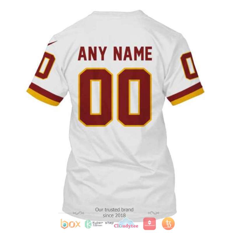 NFL Washington Redskins white Personalized custom jersey shirt, hoodie 8 Personalized NFL Washington Redskins white custom 3d shirt hoodie 1 2 3 4 5 6 7