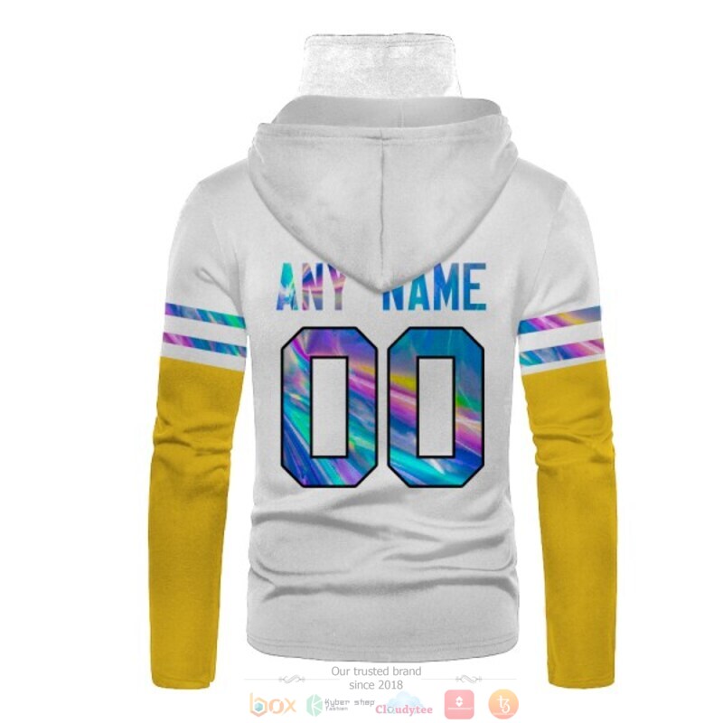 NFL Washington Redskins white yellow Personalized custom 3d hoodie mask 3 Personalized NFL Washington Redskins white yellow custom 3d hoodie mask 1 2