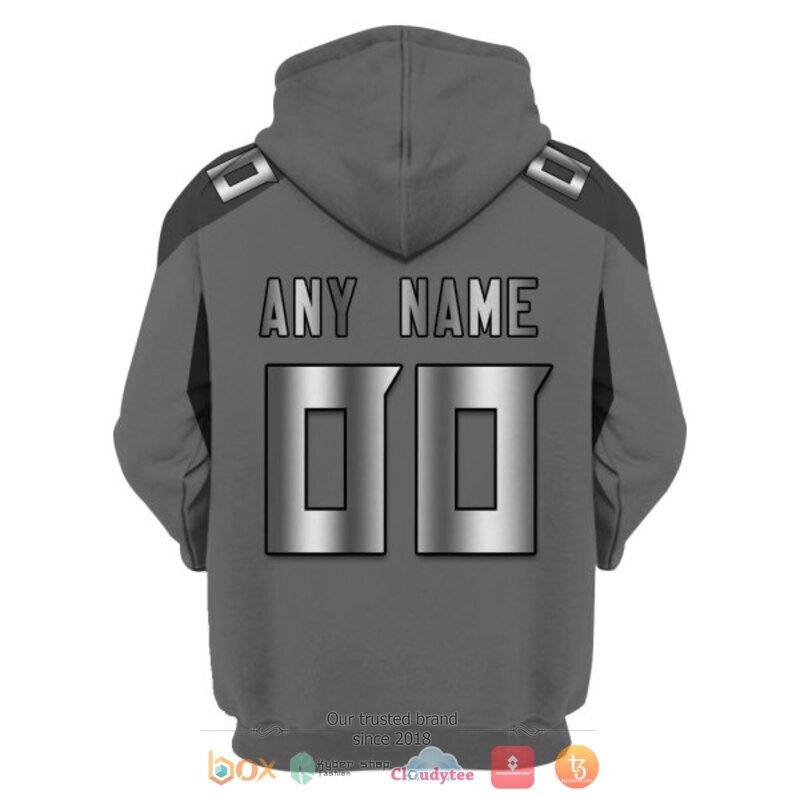 Personalized NFL sport teams dark grey custom 3d shirt hoodie 1 2 3