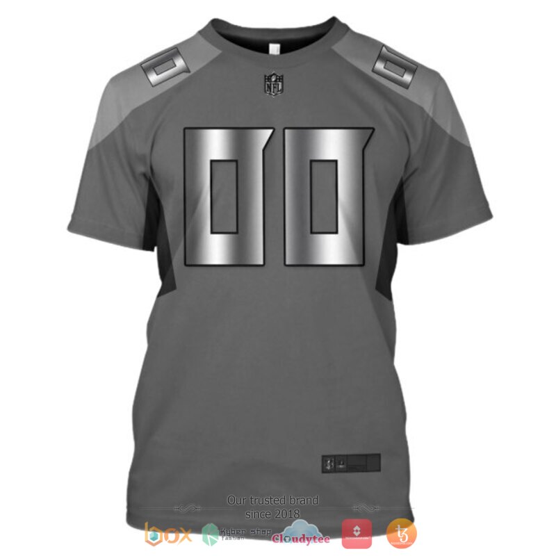 Personalized NFL sport teams dark grey custom 3d shirt hoodie 1 2 3 4 5 6