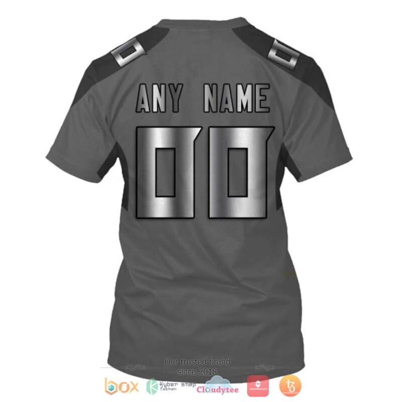 Personalized NFL sport teams dark grey custom 3d shirt hoodie 1 2 3 4 5 6 7