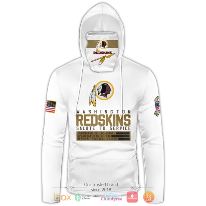 Personalized NHL Chicago Blackhawks White 3d hoodie mask 1